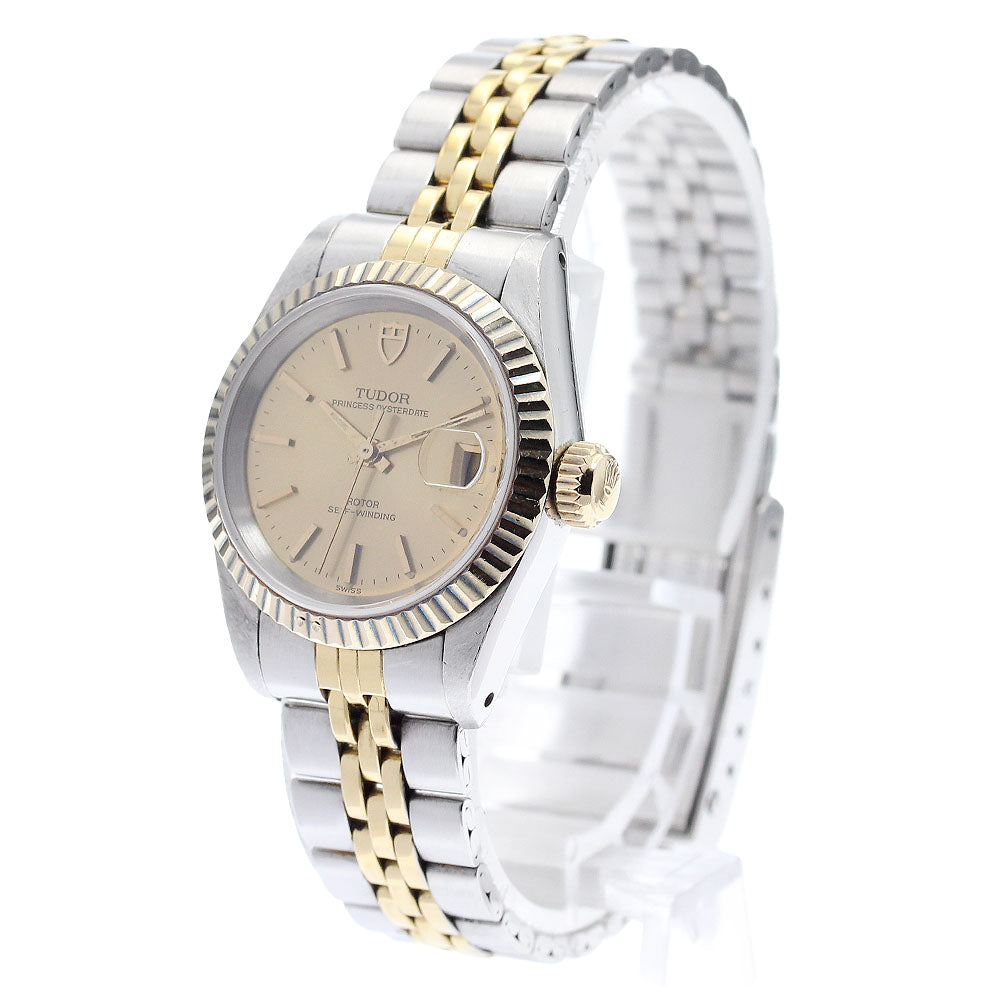 TUDOR Princess Oyster Date 92413N YG bezel gold Dial Automatic Ladies_897335