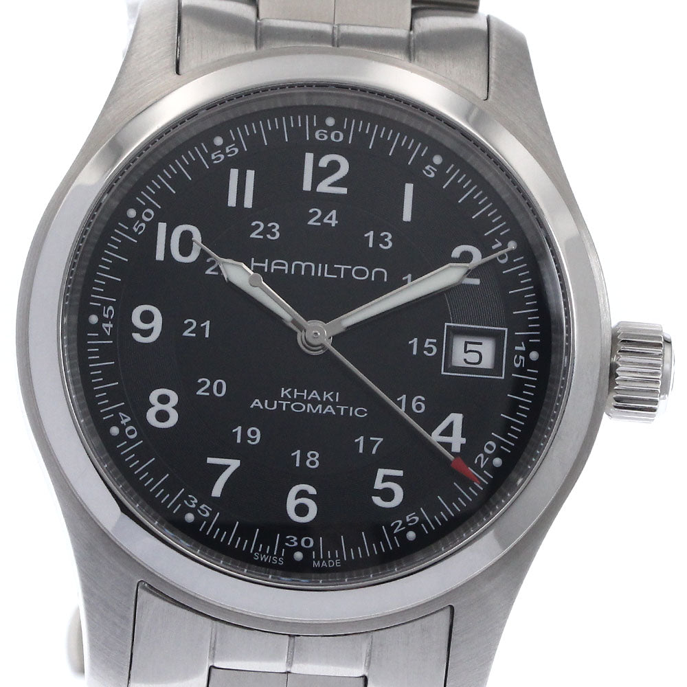 HAMILTON Khaki field H704551 Date black Dial Automatic Men's Watch_897358