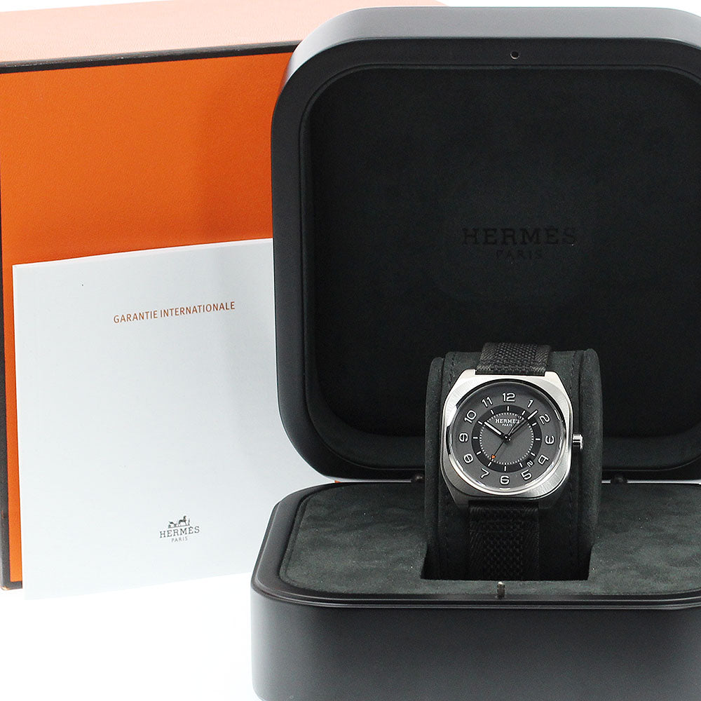 HERMES H08 SP1.741 Date gray Dial Automatic Men's Watch_897415