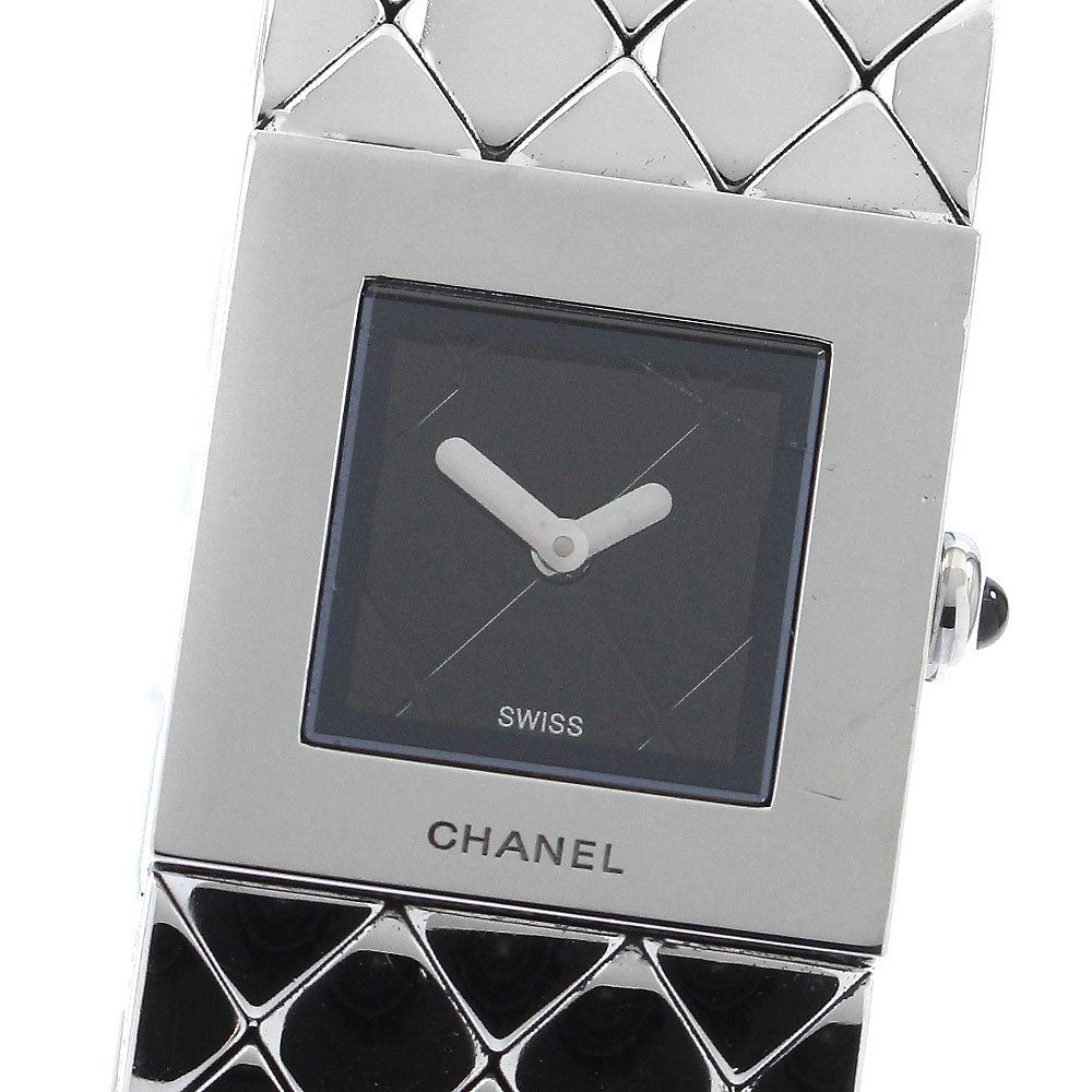 CHANEL Matrasse H0009 black Dial Quartz Ladies Watch_897418