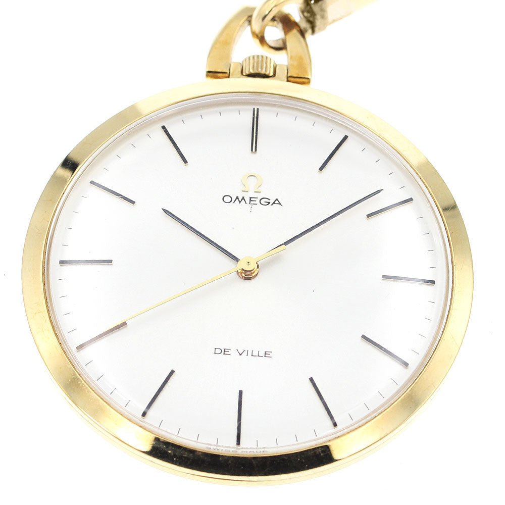 OMEGA De Ville 131.1714 Pocket watch cal.601 Silver Dial Hand Winding _897424