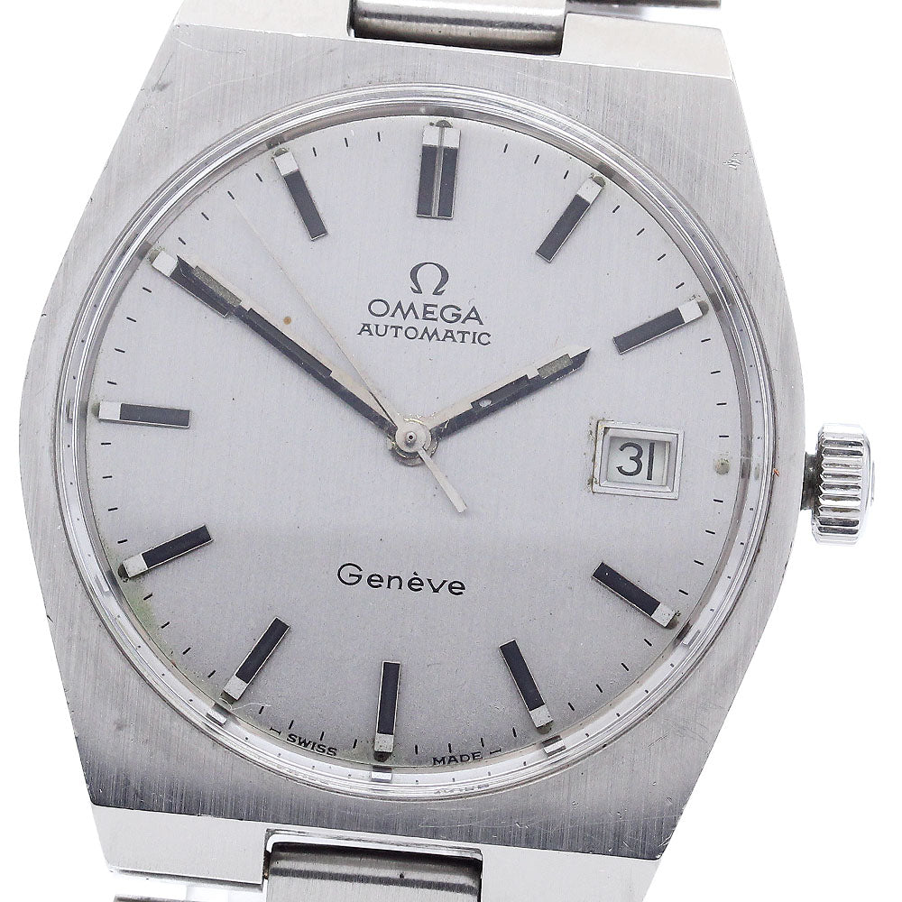 OMEGA Geneve 166.099 Date Cal.1481 Silver Dial Automatic Men's Watch_897425