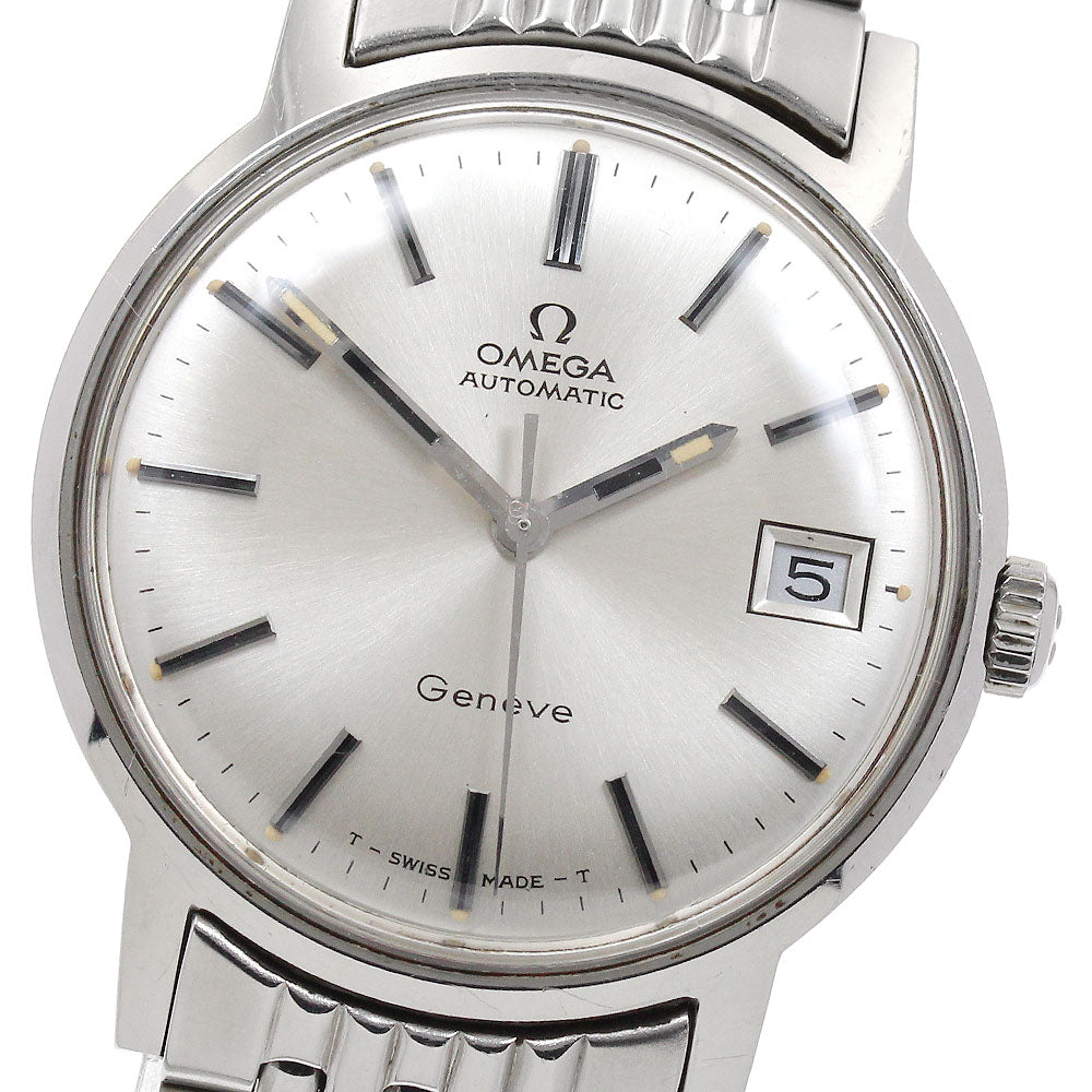 OMEGA Geneve 166.070 Cal.565 Rice Bracelet Silver Dial AT Men's Watch_897431
