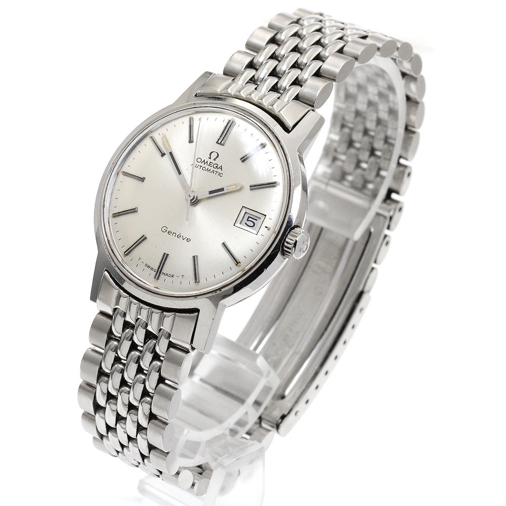 OMEGA Geneve 166.070 Cal.565 Rice Bracelet Silver Dial AT Men's Watch_897431