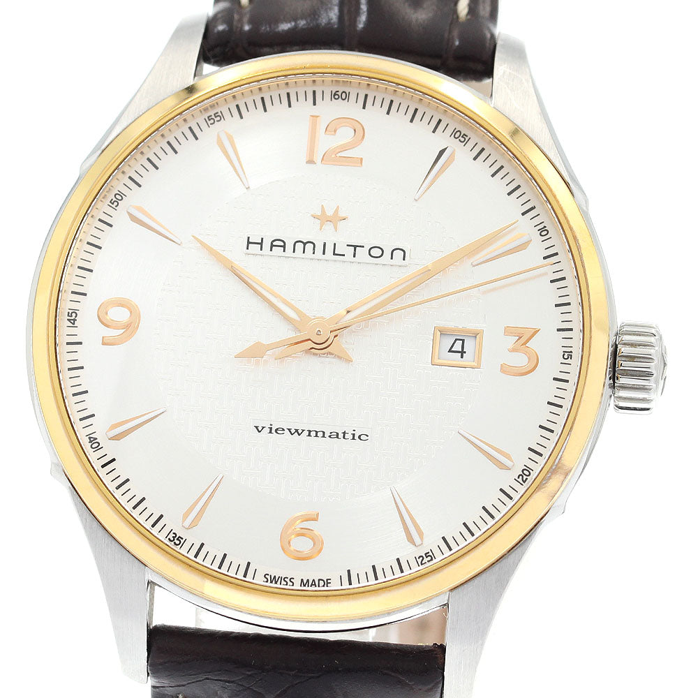 HAMILTON Jazzmaster Viewmatic H427250 Date Silver Dial Automatic Men's Watch_897433