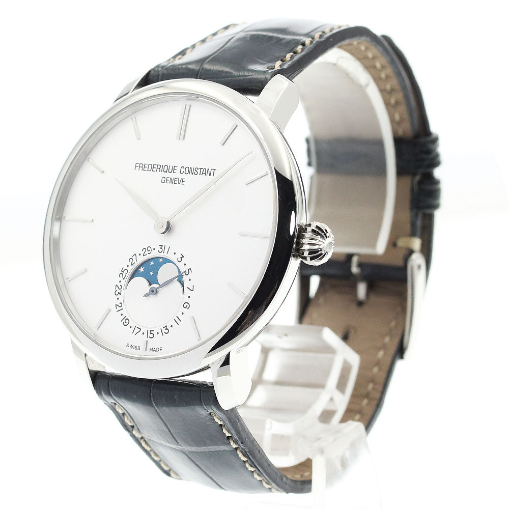 FREDERIQUE CONSTANT Slim line FC703S3S6 Moon phase white Dial Automatic Men's Watch_897436