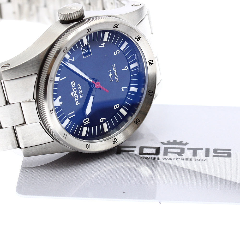 FORTIS Flieger F422.0007 F-39-J Date black Dial Automatic Men's Watch_897440