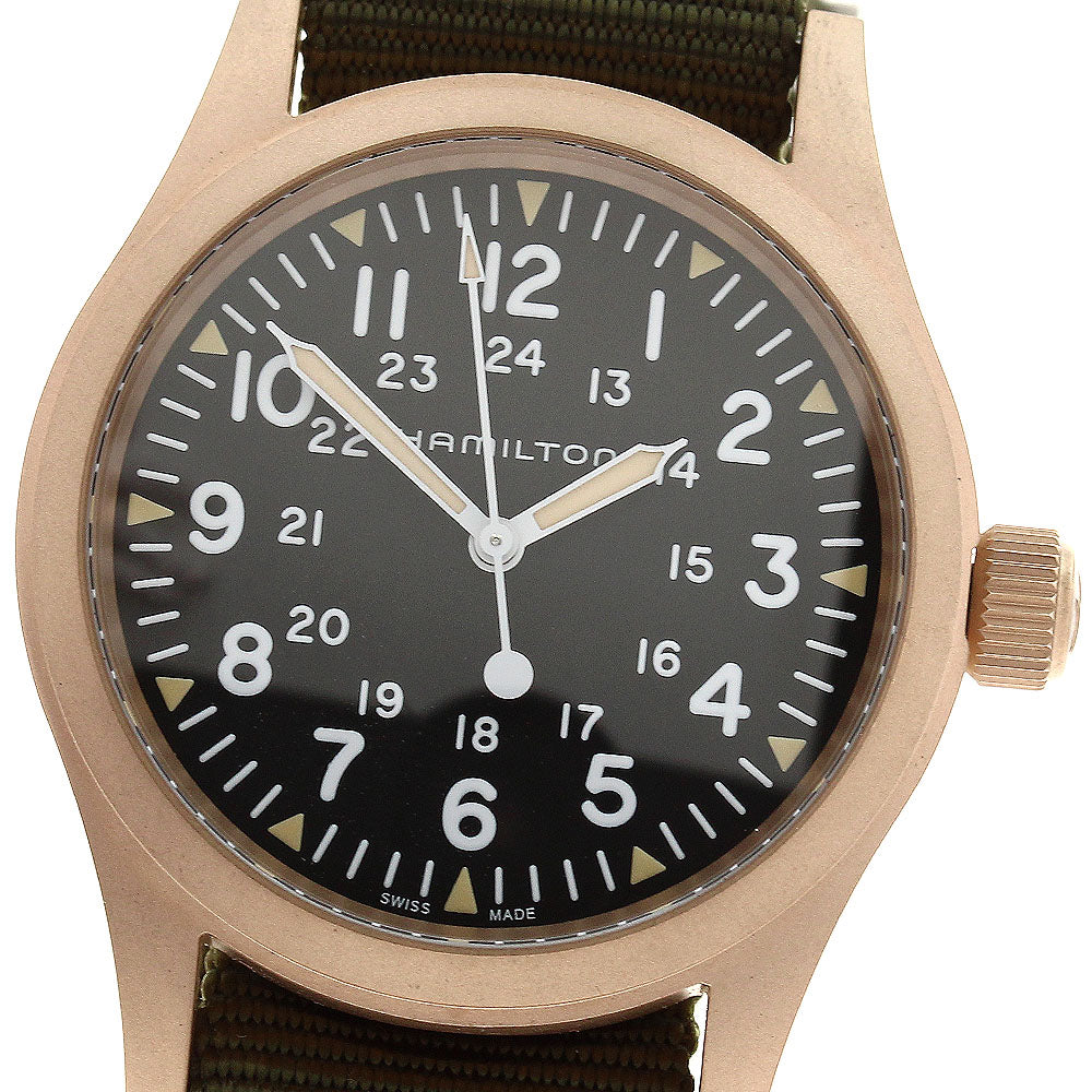 HAMILTON Khaki Field Mechanical Bronze H694590 Hand Winding Men's Watch_897444