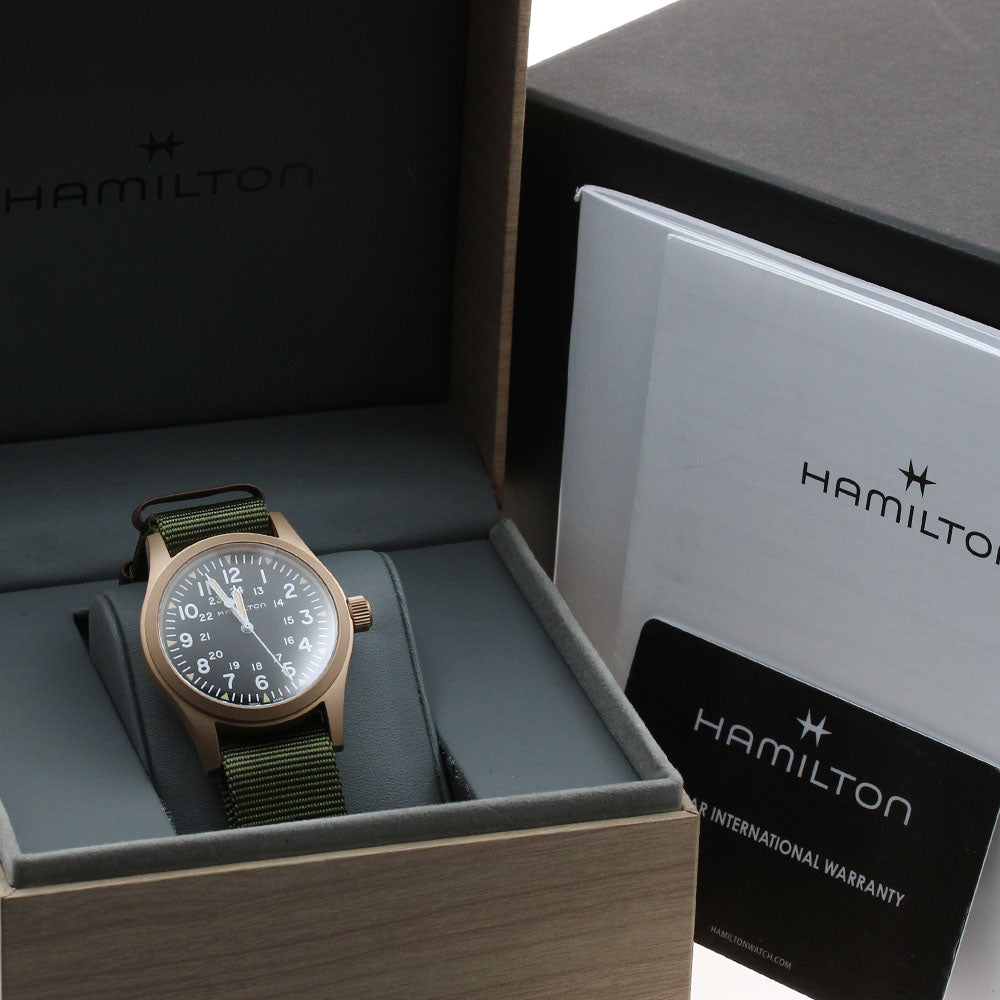 HAMILTON Khaki Field Mechanical Bronze H694590 Hand Winding Men's Watch_897444