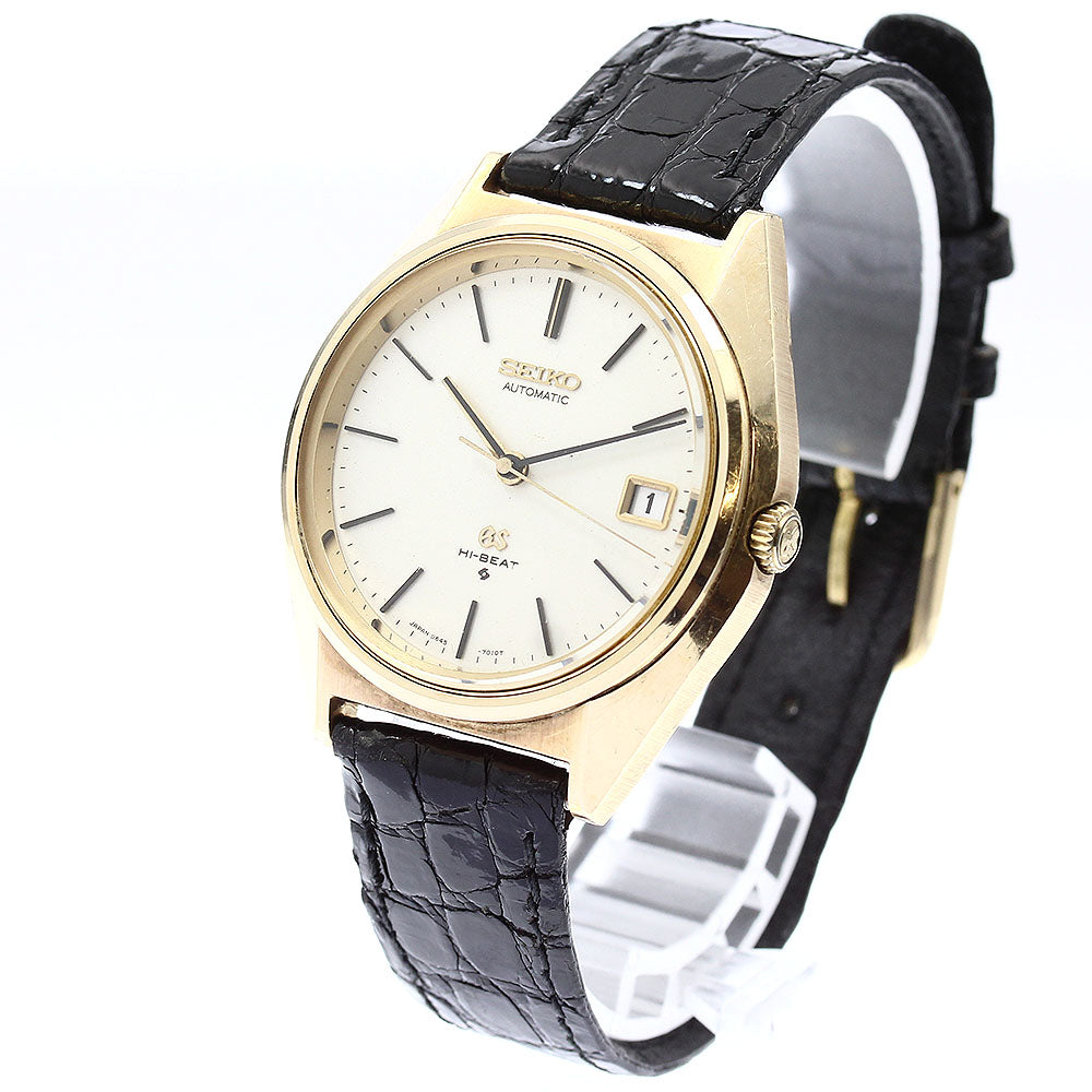 SEIKO Grand Seiko 5645-7010 Date Silver Dial Automatic Men's Watch_897445