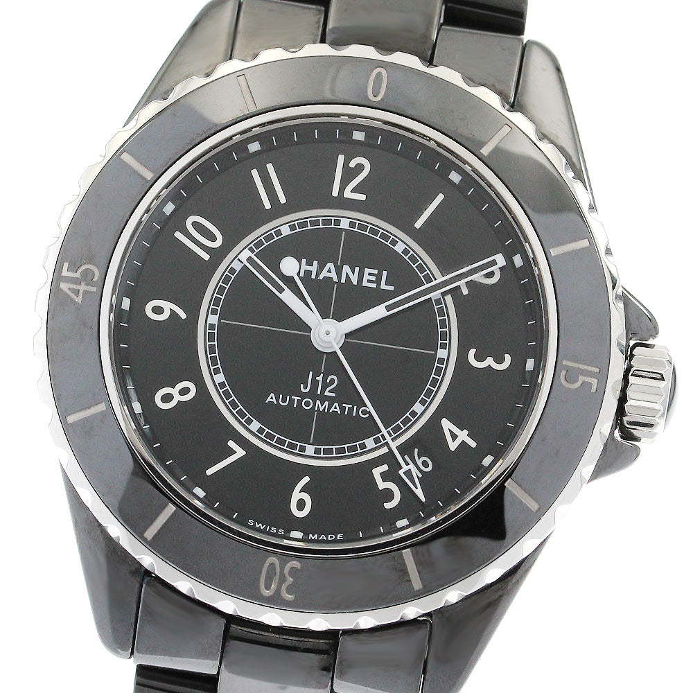 CHANEL J12 H5697 Black ceramic date black Dial Automatic Men's Watch_897458