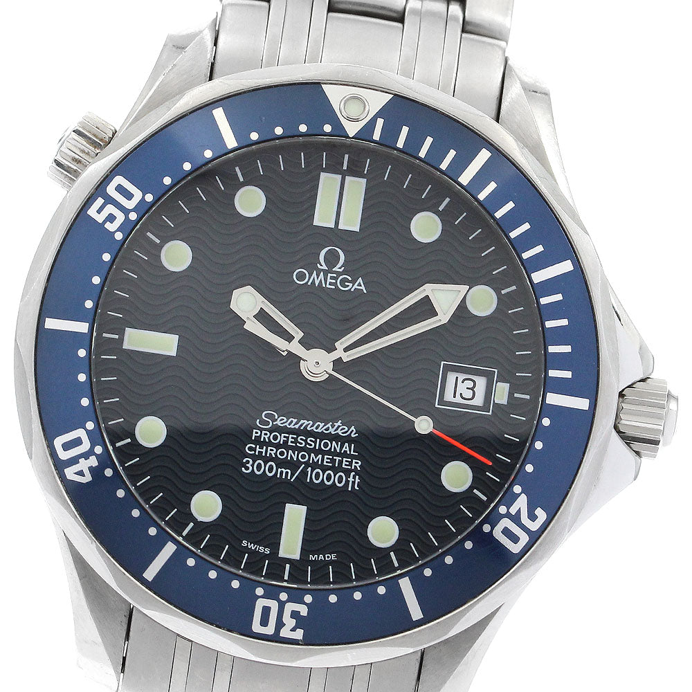 OMEGA Seamaster300 2531.80 Date Navy Dial Automatic Men's Watch_897459