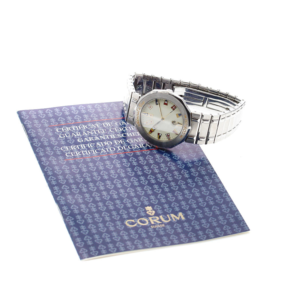 CORUM Admirals cup 99.810.20 Date beige Dial Quartz Men's Watch_897461