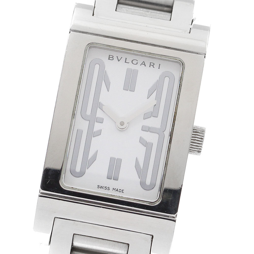 BVLGARI Rettangolo RT39S white Dial Quartz Ladies Watch_897464