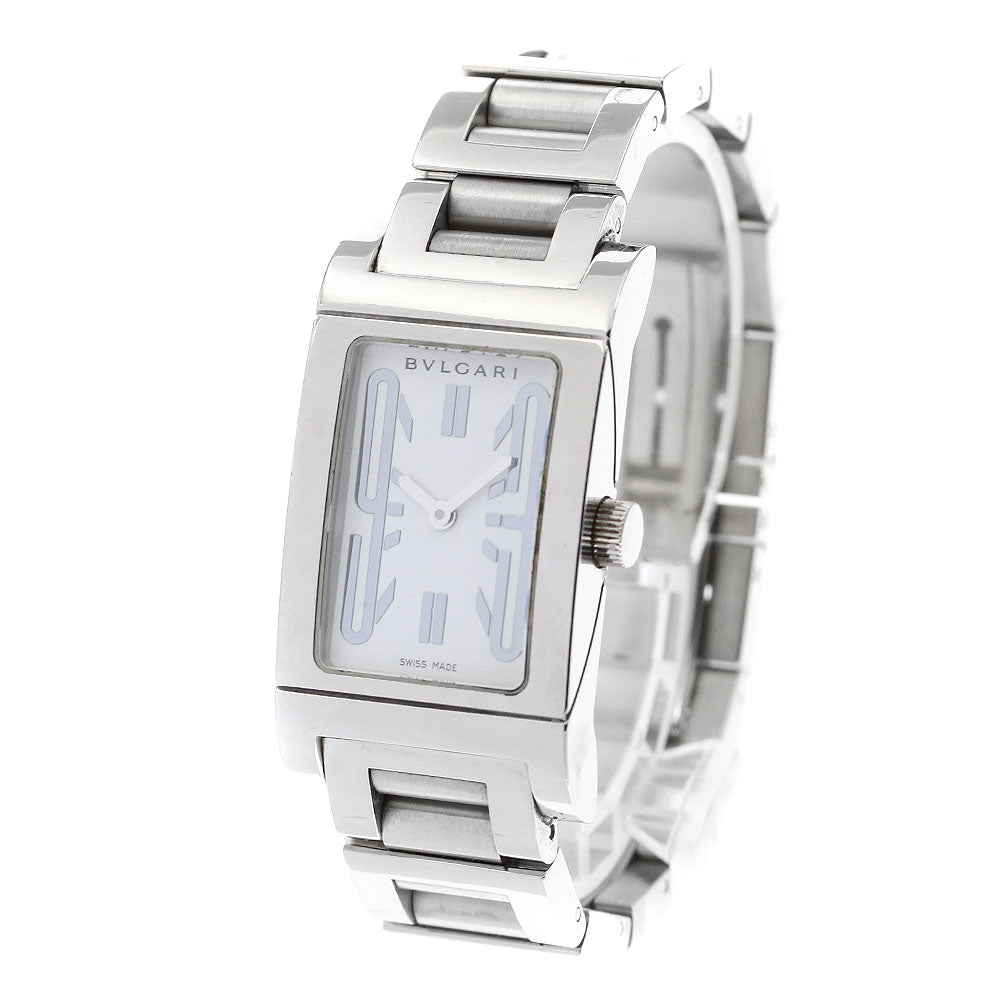 BVLGARI Rettangolo RT39S white Dial Quartz Ladies Watch_897464