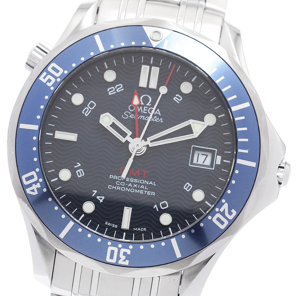 OMEGA Seamaster Diver 300 2535.80 GMT Coaxial Navy Dial Automatic Men's_897473
