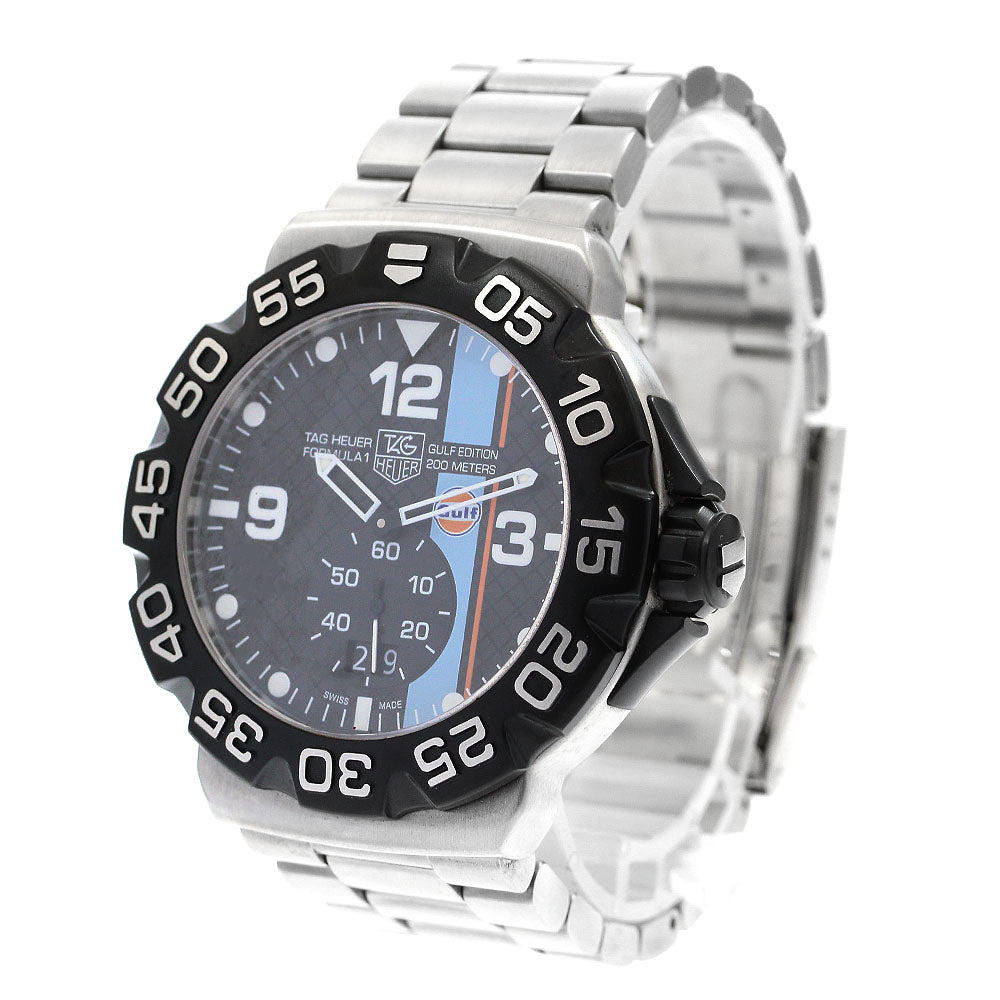 TAG HEUER Formula 1 Grand Date Gulf WAH1013 Date Quartz Men's Watch_897475