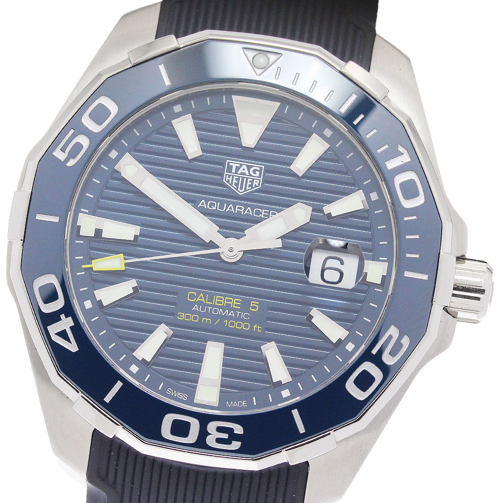 TAG HEUER Aqua Racer Caliber 5 WAY201B Date Navy Dial Automatic Men's_897482