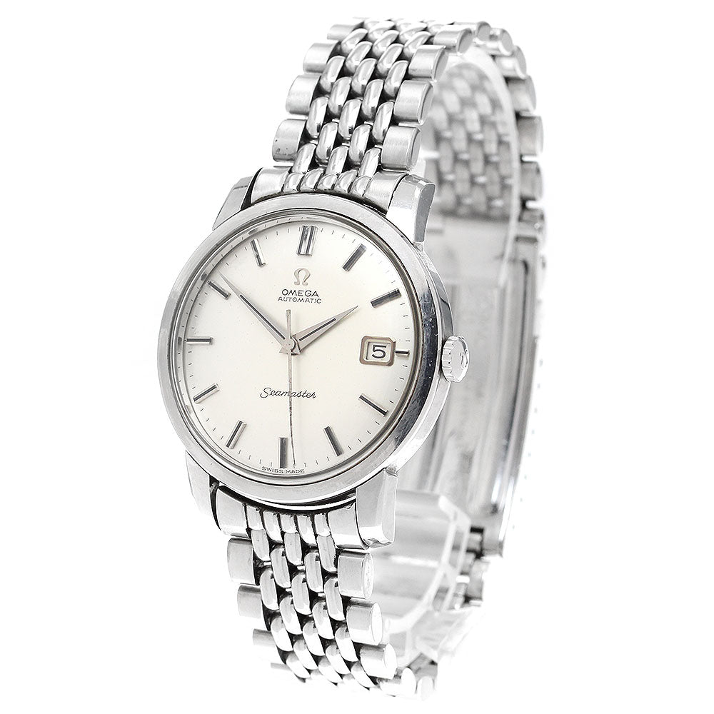 OMEGA Seamaster 166.010 Date Cal.565 Rice Bracelet Silver Dial AT Men's_897484