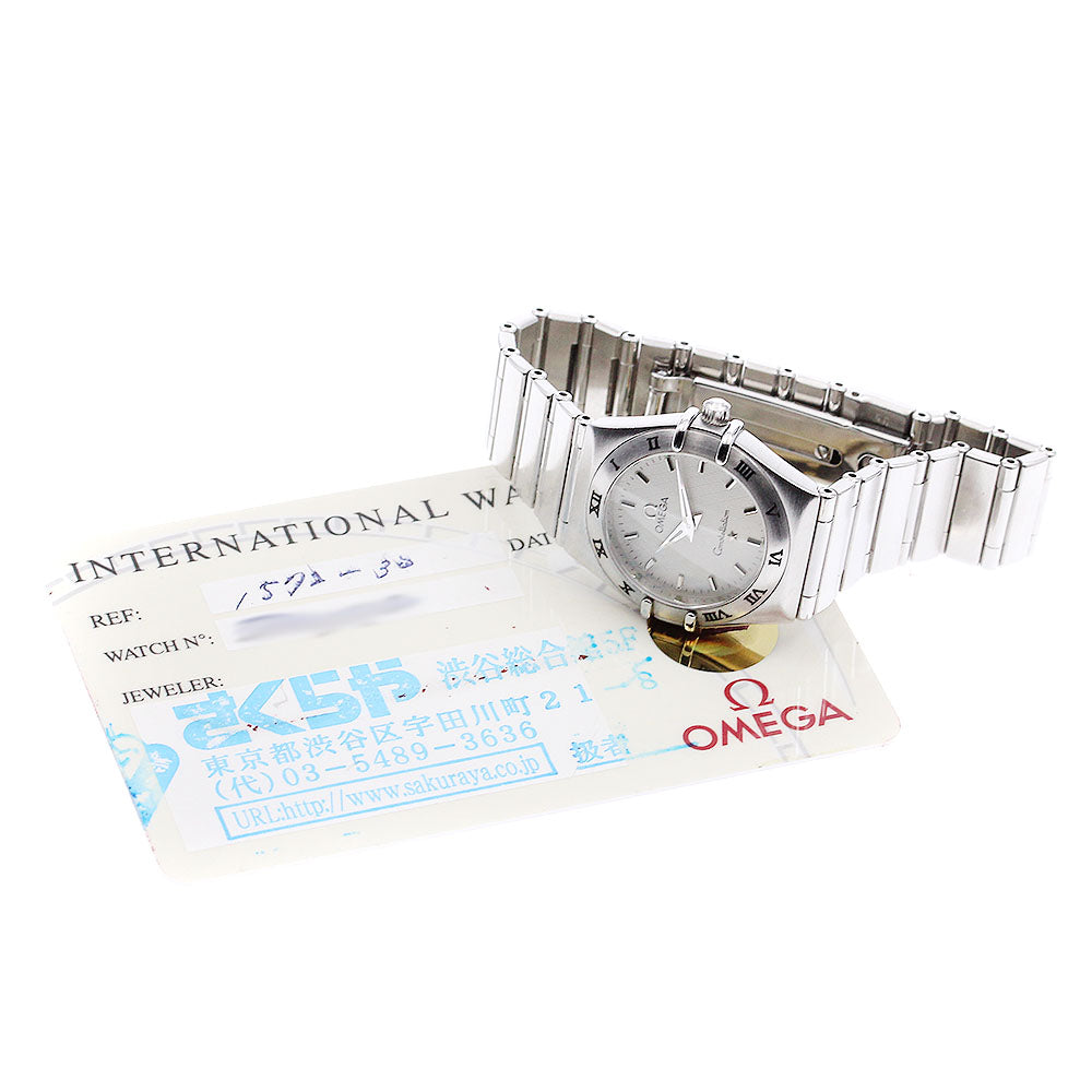 OMEGA Constellation 1572.30 Silver Dial Quartz Ladies Watch_897486
