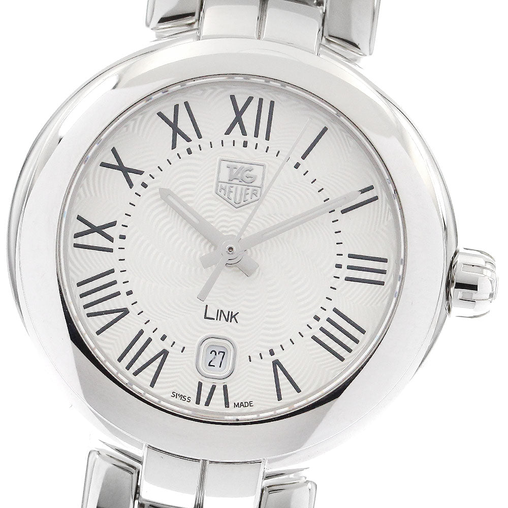 TAG HEUER Link Ready WAT1416 Date Silver Dial Quartz Ladies Watch_897495