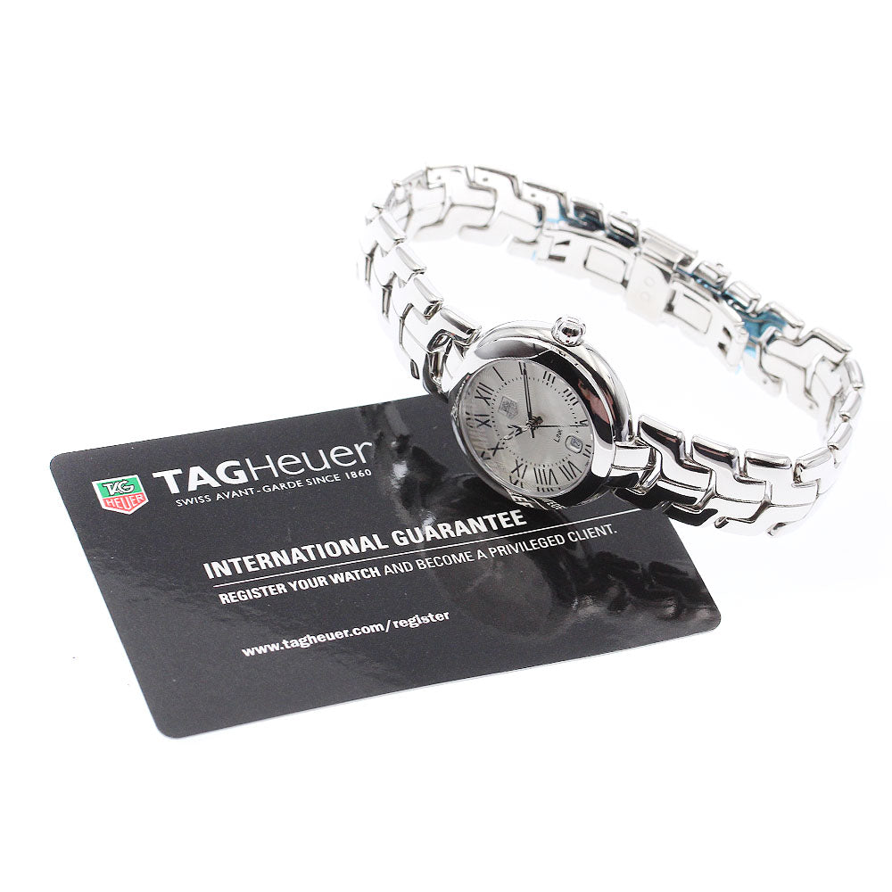 TAG HEUER Link Ready WAT1416 Date Silver Dial Quartz Ladies Watch_897495