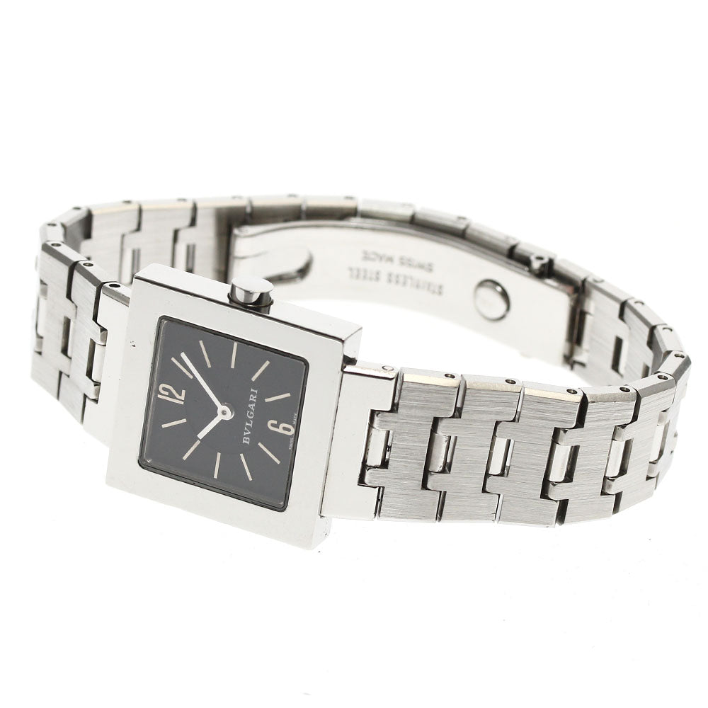 BVLGARI Quadlard SQ22SSS black Dial Quartz Ladies Watch_897815