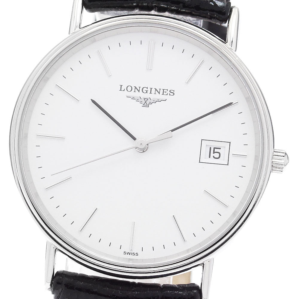 LONGINES Grand classic L4.720.4 Date white Dial Quartz Men's Watch_897827