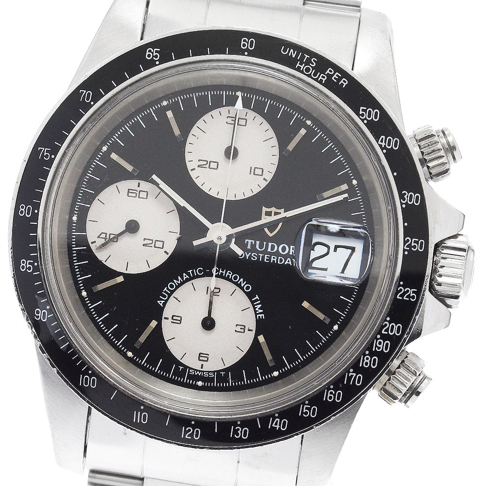 TUDOR Oyster Date Chronotime 79160 Date Cal.7750 Black / Silver Dial Automatic Men's Watch_897830