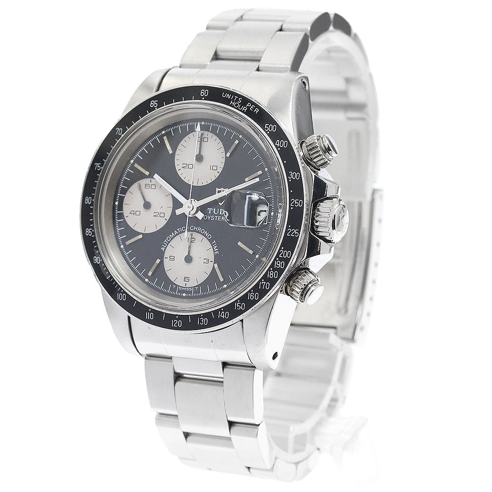 TUDOR Oyster Date Chronotime 79160 Date Cal.7750 Black / Silver Dial Automatic Men's Watch_897830