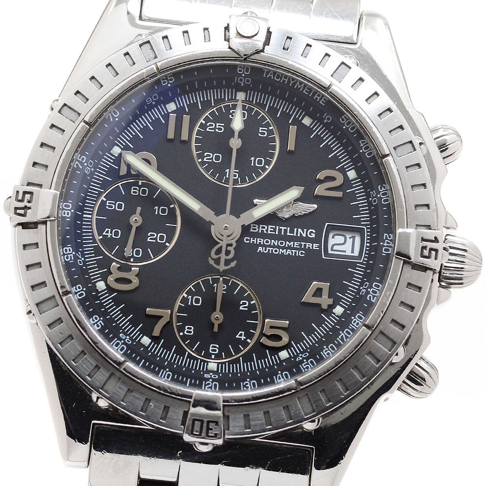 BREITLING Chronomat A13352 Date black Dial Automatic Men's Watch_897838