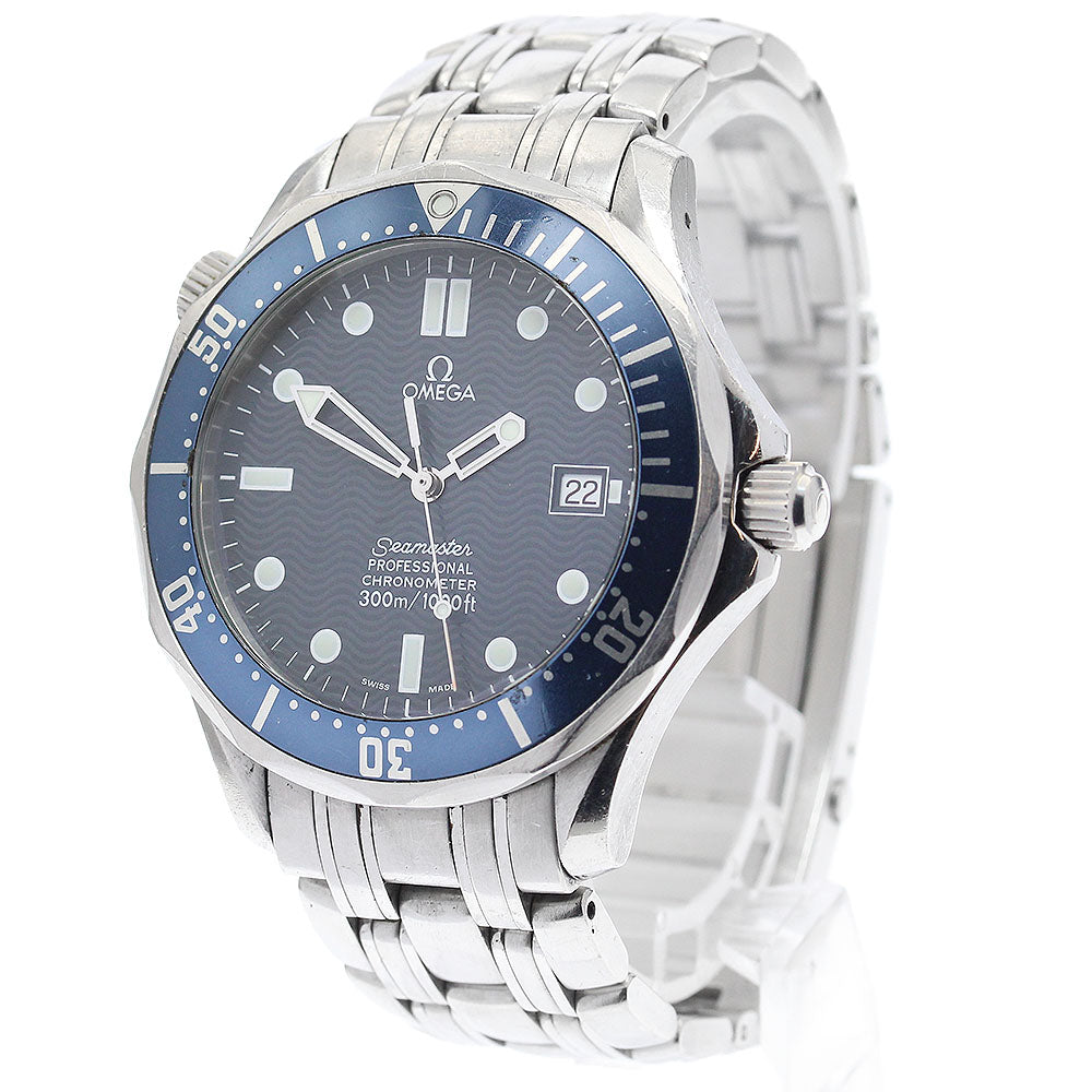 OMEGA Seamaster300 2531.80 Date Navy Dial Automatic Men's Watch_897839