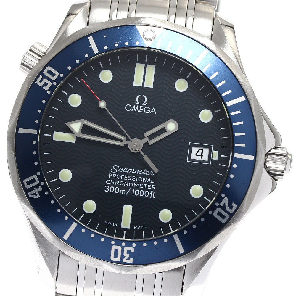 OMEGA Seamaster300 2531.80 Date Navy Dial Automatic Men's Watch_897840