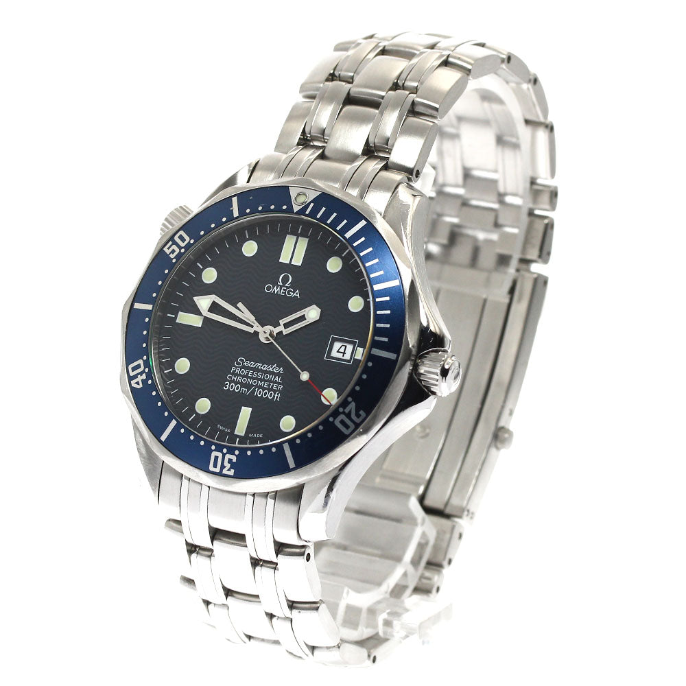 OMEGA Seamaster300 2531.80 Date Navy Dial Automatic Men's Watch_897840