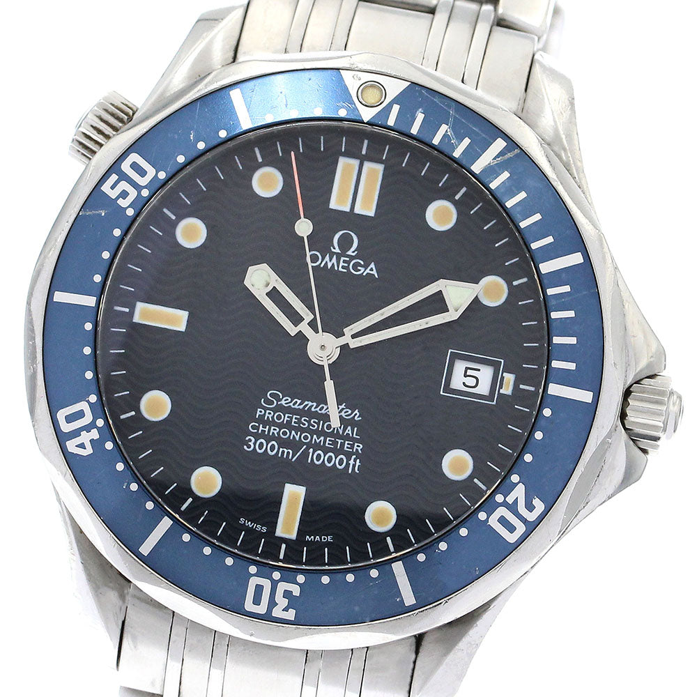 OMEGA Seamaster300 2531.80 Date Navy Dial Automatic Men's Watch_897841