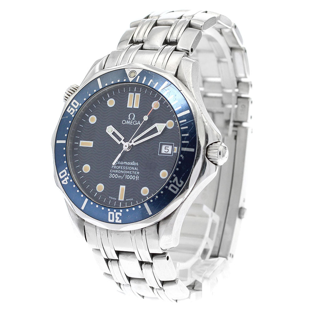 OMEGA Seamaster300 2531.80 Date Navy Dial Automatic Men's Watch_897841