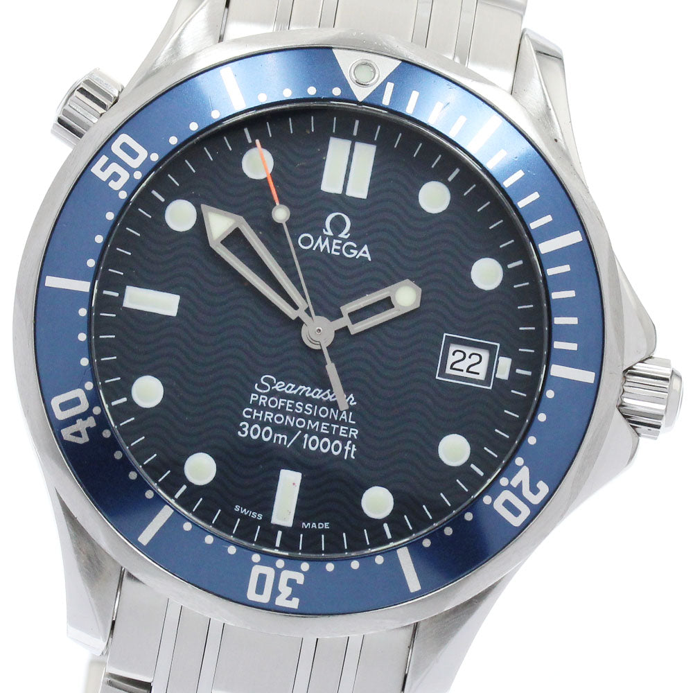 OMEGA Seamaster300 2531.80 Date Navy Dial Automatic Men's Watch_897843