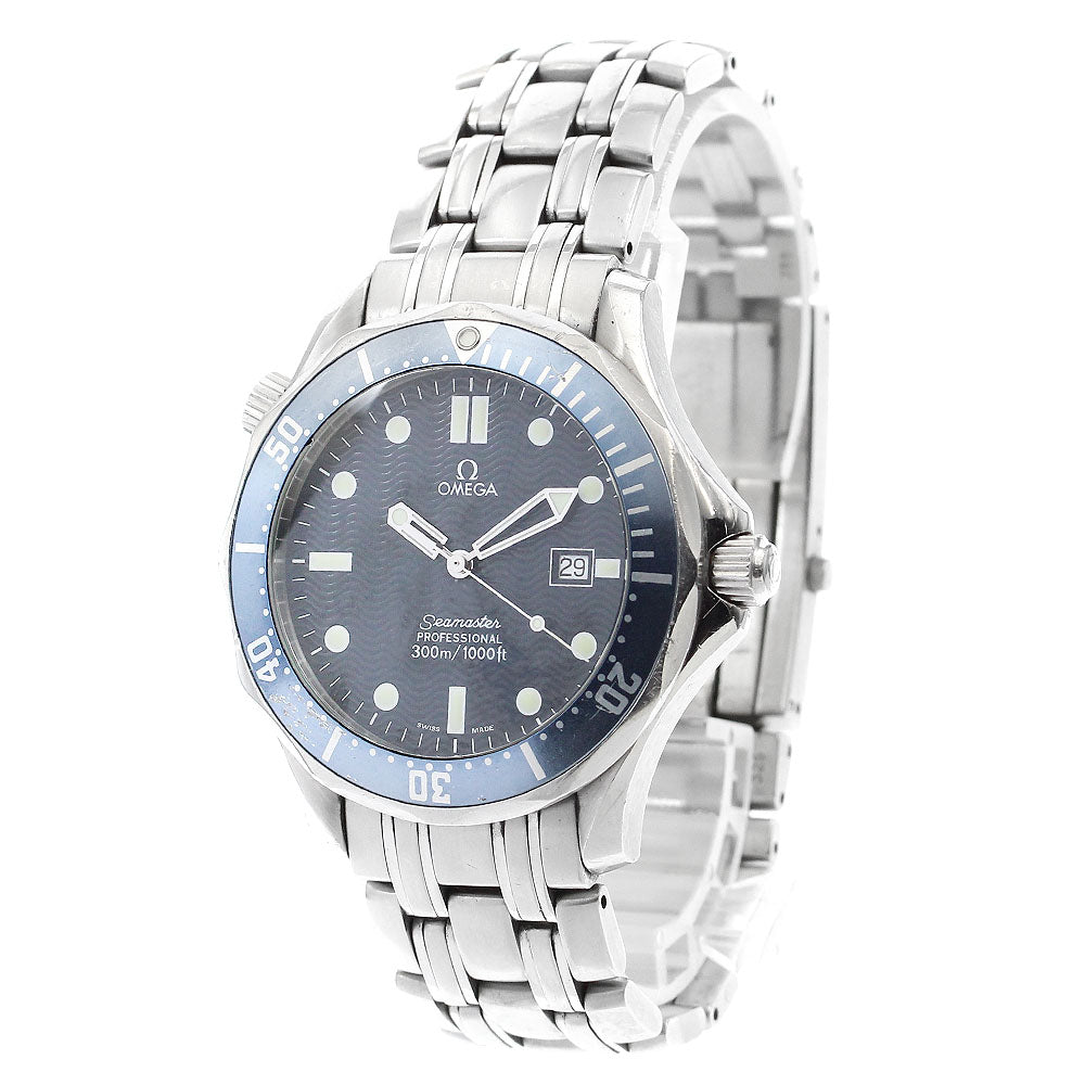 OMEGA Seamaster300 2541.80 Date Navy Dial Quartz Men's Watch_897844