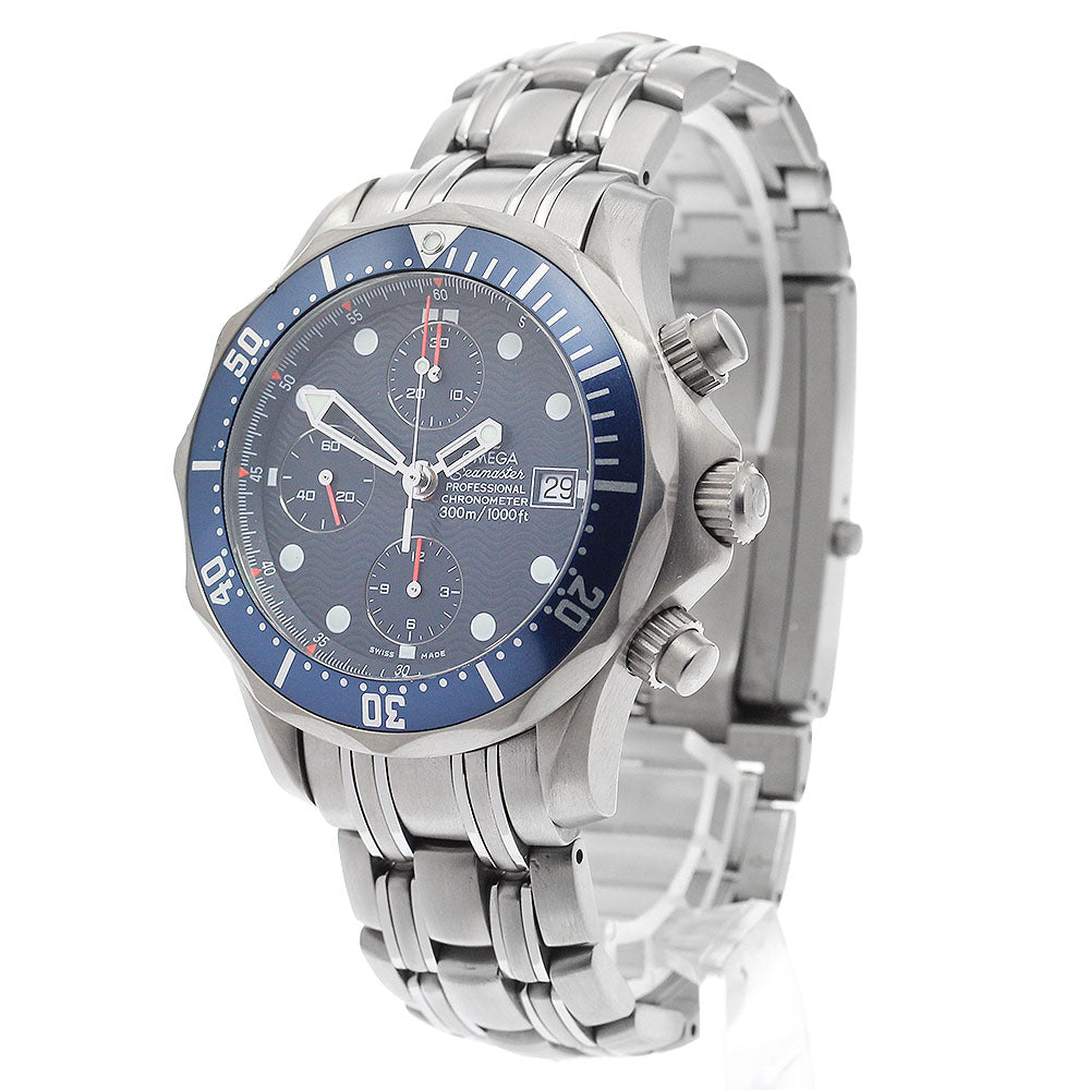OMEGA Seamaster300 2298.80 Chronograph Navy Dial Automatic Men's Watch_897856
