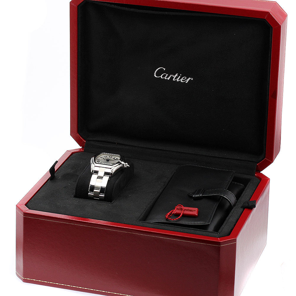 CARTIER Roadster LM Date Silver Dial Automatic Men's Watch_897988