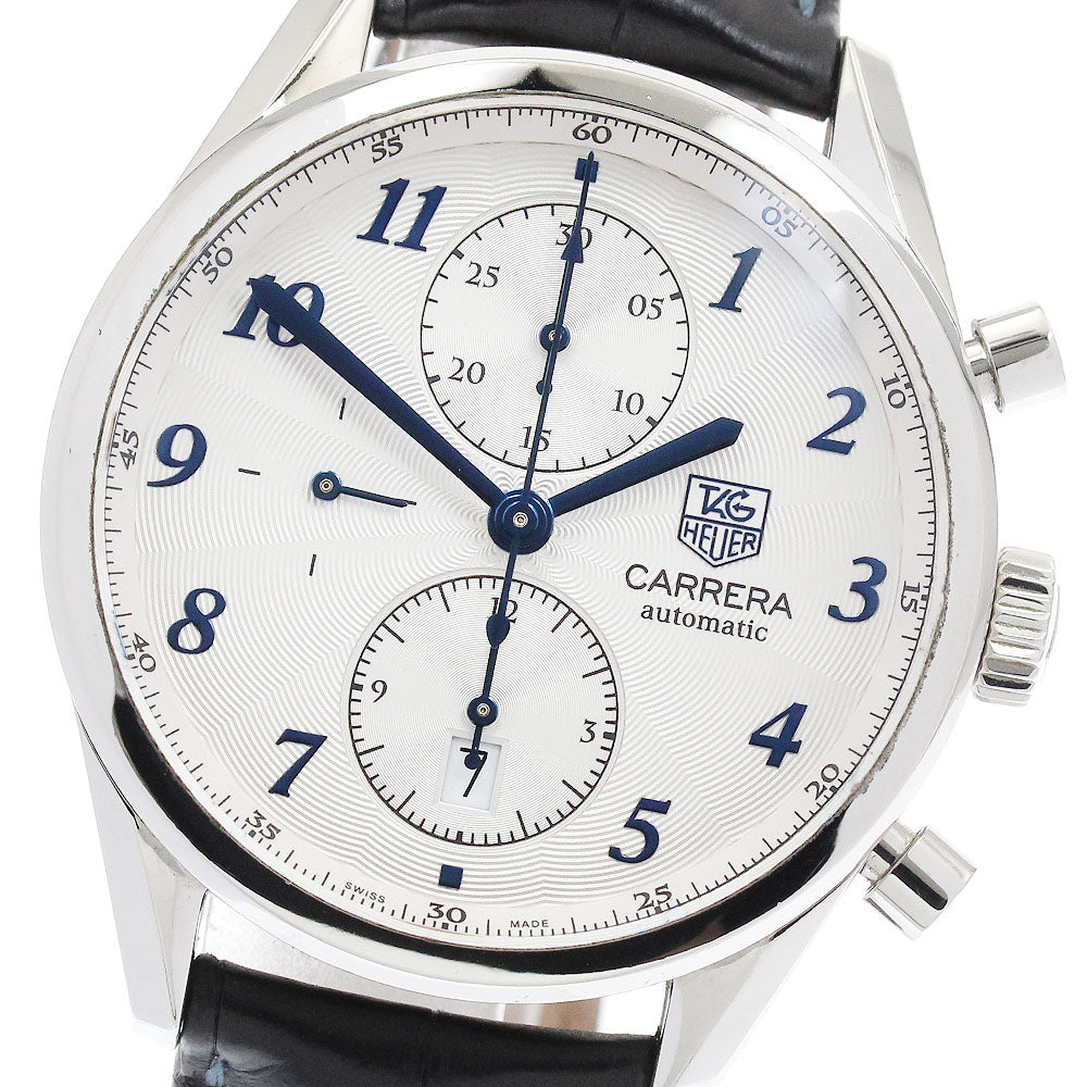 TAG HEUER Carrera Heritage Caliber 16 CAS2111 Chronograph Silver Dial Automatic Men's Watch_897996