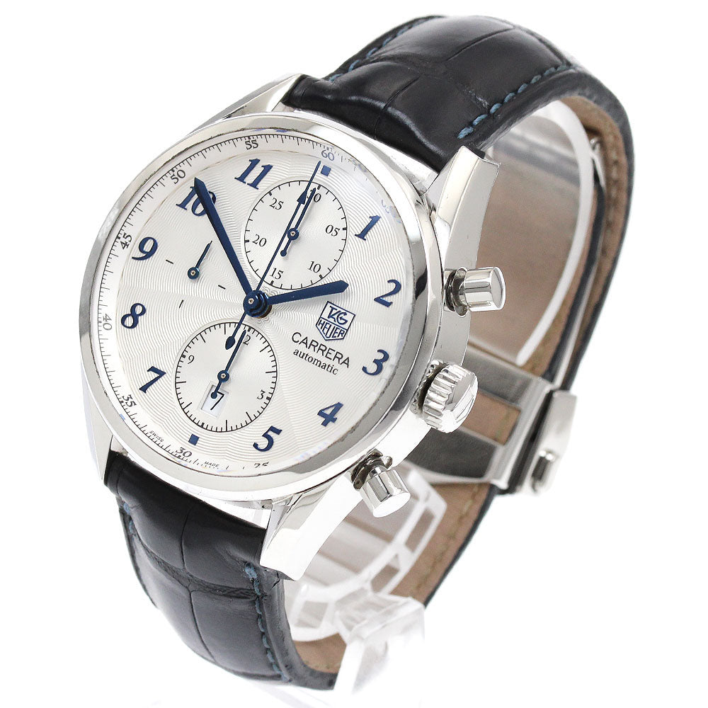 TAG HEUER Carrera Heritage Caliber 16 CAS2111 Chronograph Silver Dial Automatic Men's Watch_897996