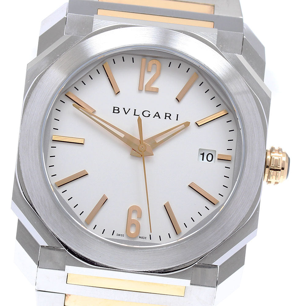 BVLGARI Octo Solo Tempo BGO38S Date Silver Dial Automatic Men's Watch_897999