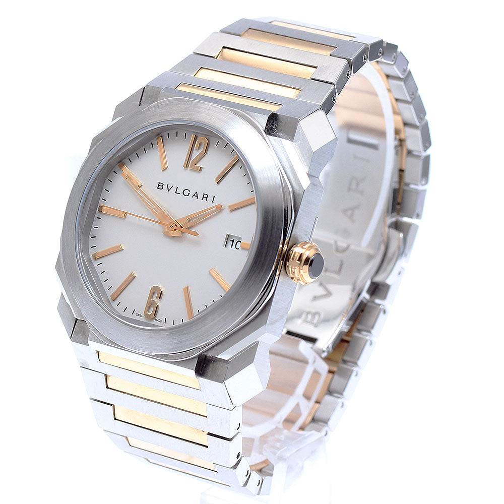 BVLGARI Octo Solo Tempo BGO38S Date Silver Dial Automatic Men's Watch_897999
