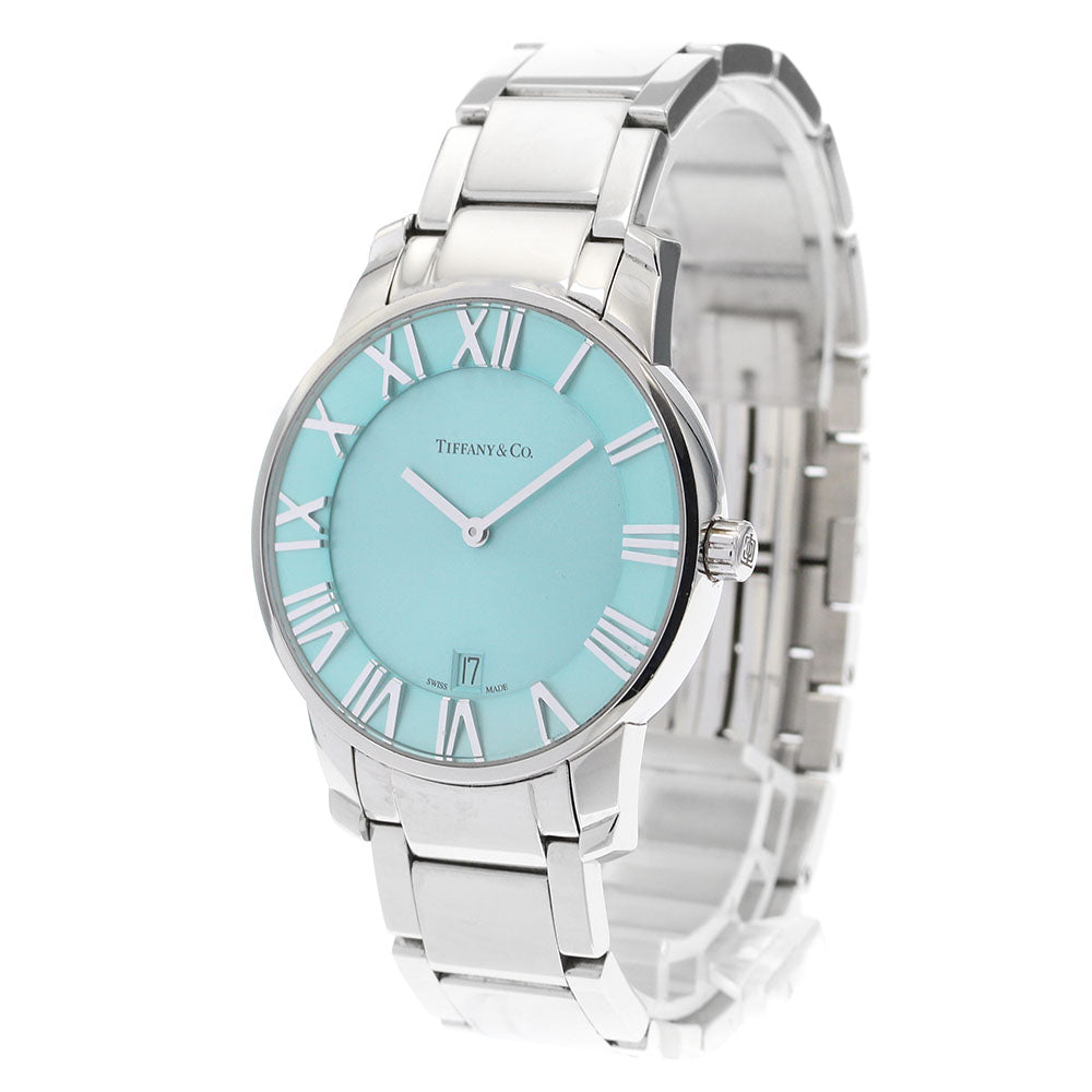 TIFFANY&Co. Atlas 2 hand 63452769 Date Emerald green Dial Quartz Men's_898002