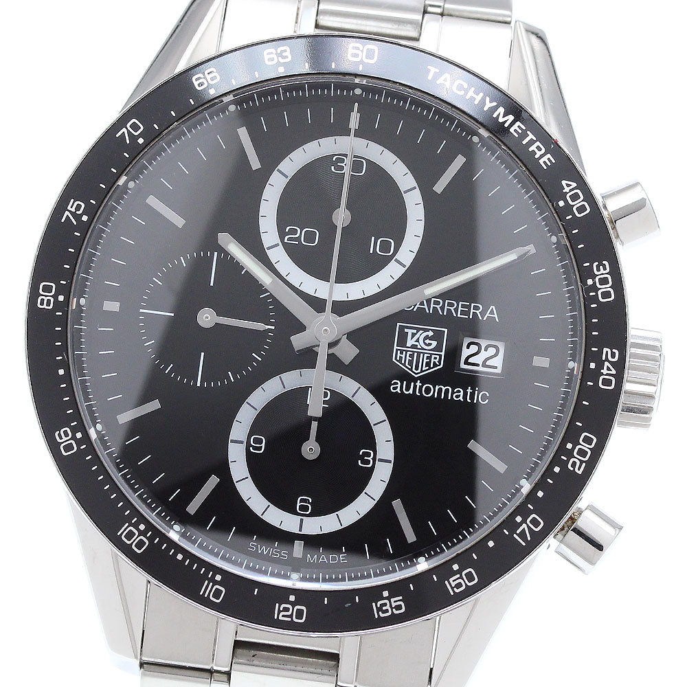 TAG HEUER Carrera CV2010-4 Chronograph Black Dial Automatic Men's Watch_898005