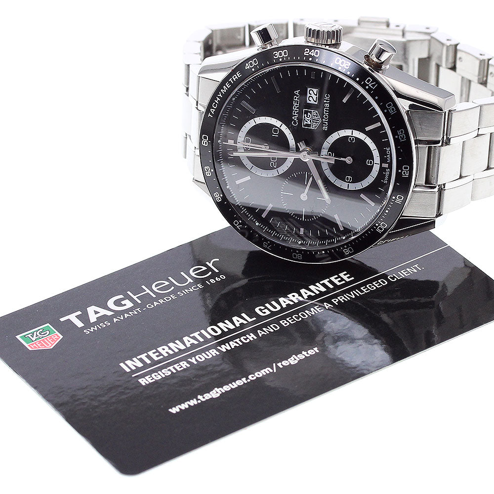 TAG HEUER Carrera CV2010-4 Chronograph Black Dial Automatic Men's Watch_898005