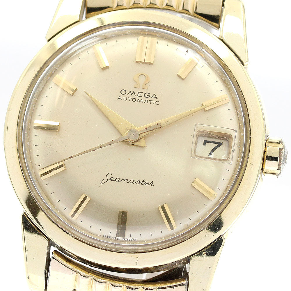 OMEGA Seamaster 2849 14SC Vintage Cal.503 gold Dial Automatic Men's Watch_898008