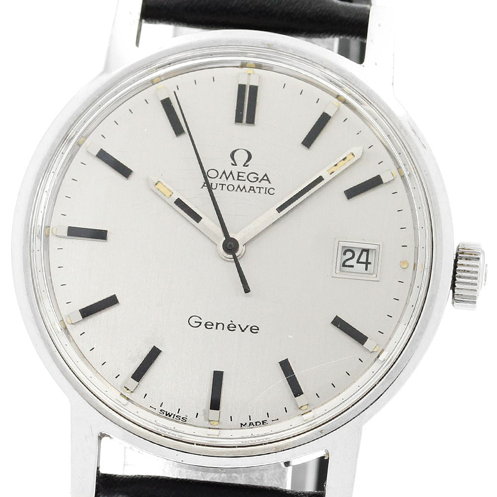 OMEGA Geneve 166.0098 Date Cal.1481 Silver Dial Automatic Men's Watch_898016