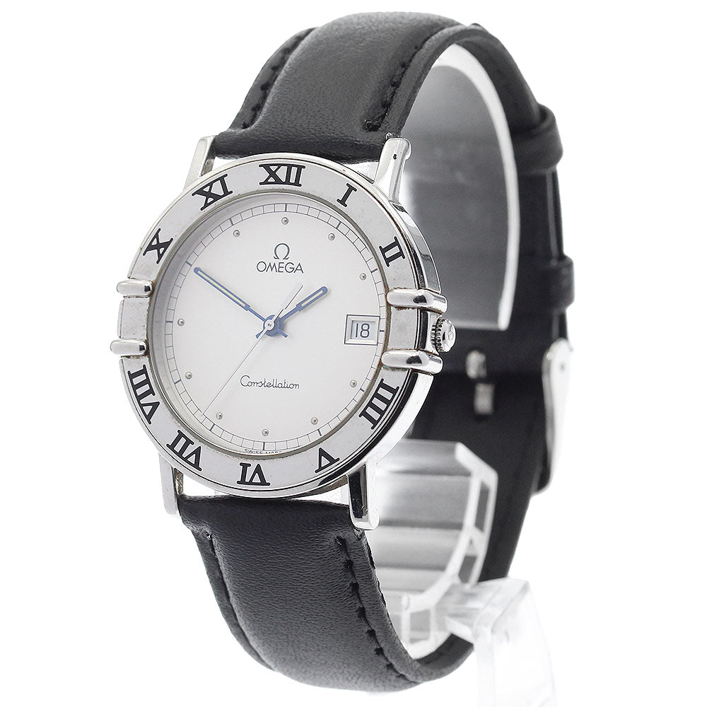 OMEGA Constellation Date Silver Dial Quartz Men's Watch_898024